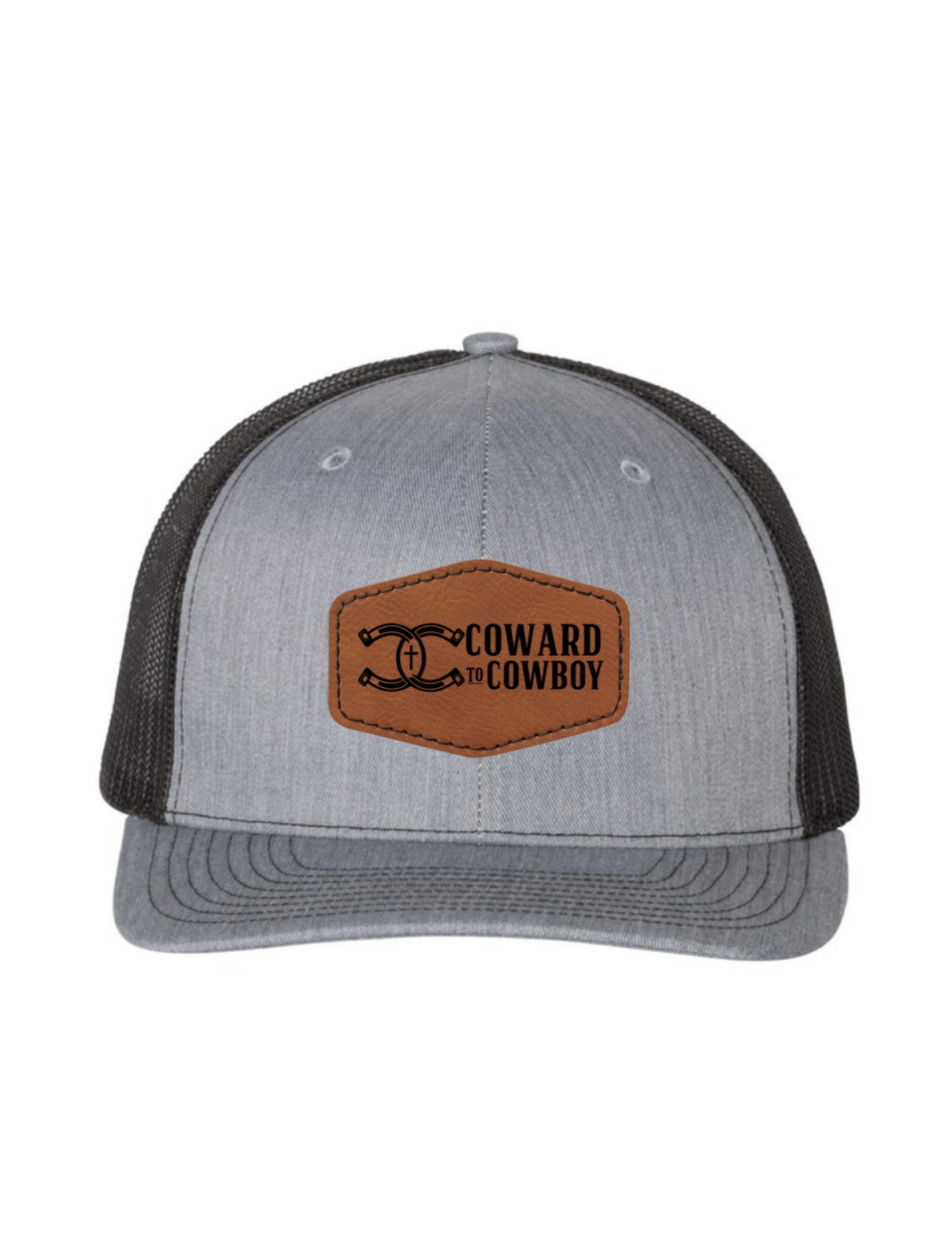 Gray Black Logo Coward To Cowboy Hat