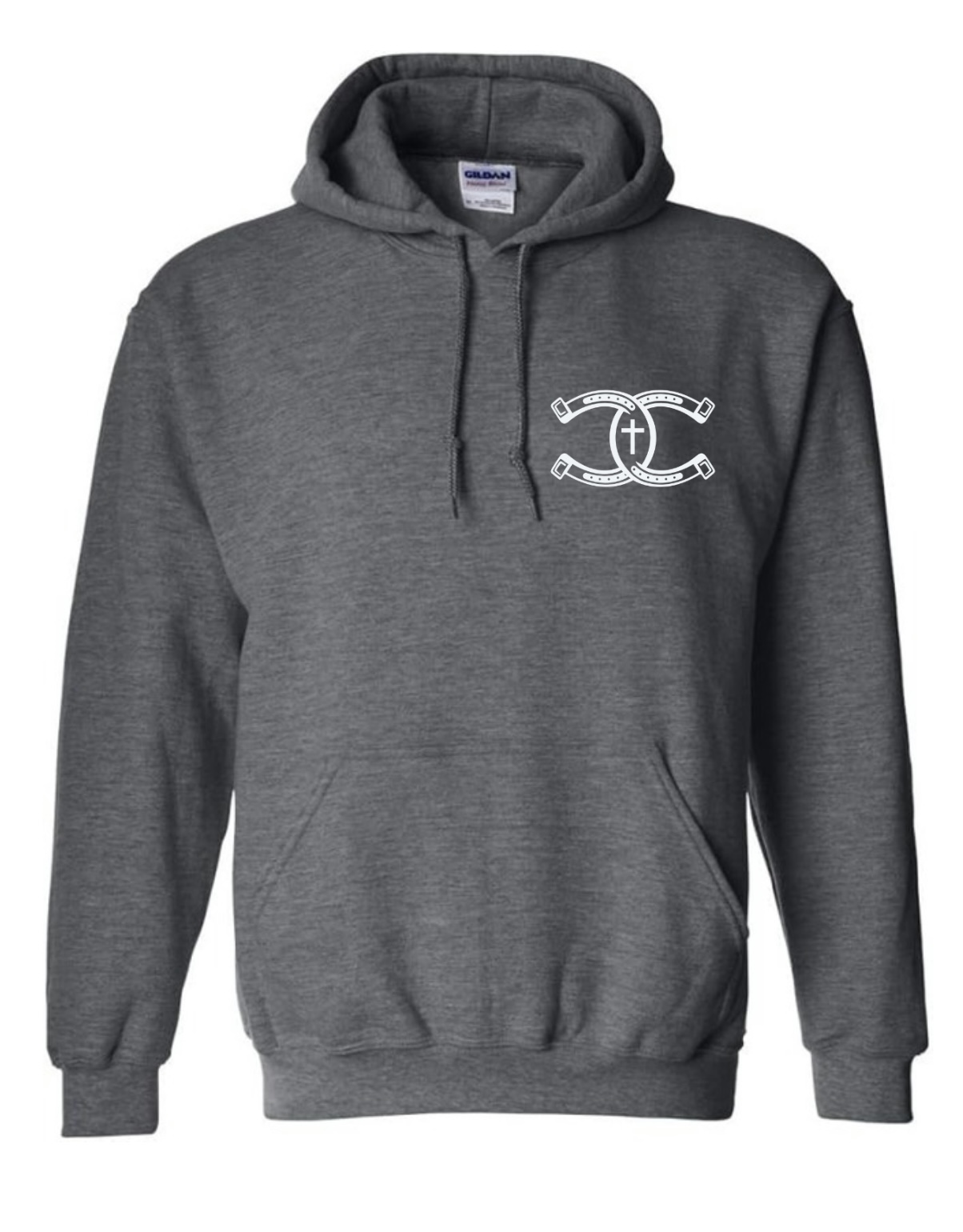 Gray Coward To Cowboy Sweatshirt - Front