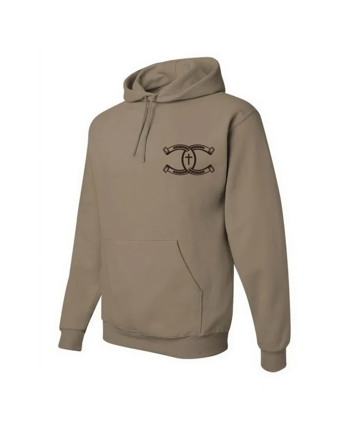 Tan Coward To Cowboy Sweatshirt - Front